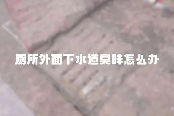 廁所外面下水道臭味怎么辦