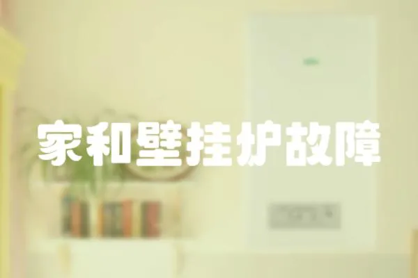 家和壁掛爐故障