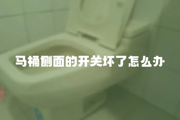 馬桶側面的開關壞了怎么辦