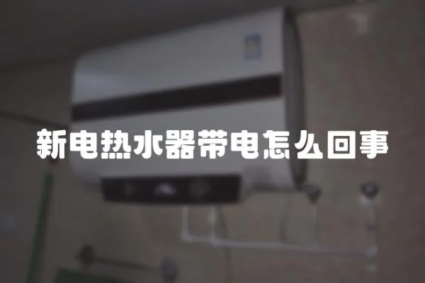 新電熱水器帶電怎么回事