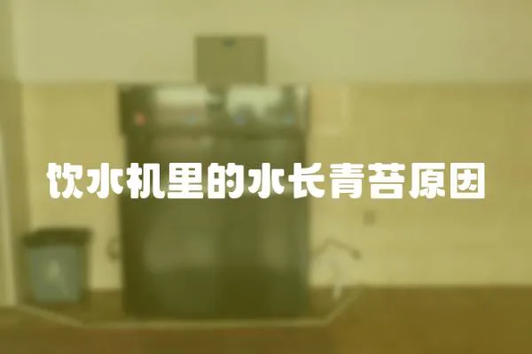 飲水機里的水長青苔原因