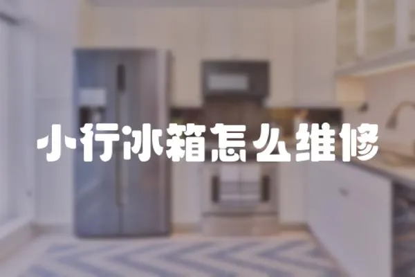 小行冰箱怎么維修