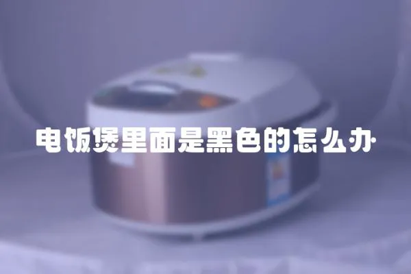 電飯煲里面是黑色的怎么辦