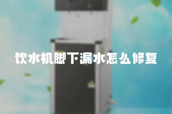 飲水機(jī)腳下漏水怎么修復(fù)