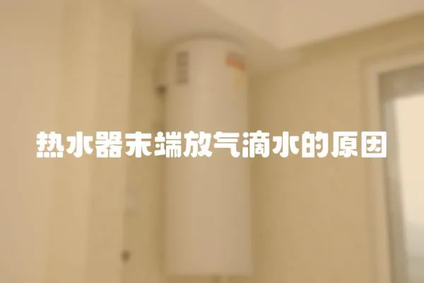 熱水器末端放氣滴水的原因