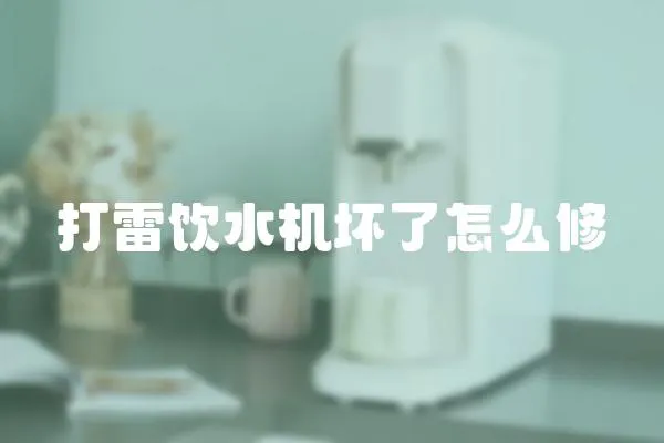 打雷飲水機壞了怎么修