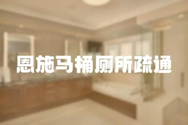 恩施馬桶廁所疏通