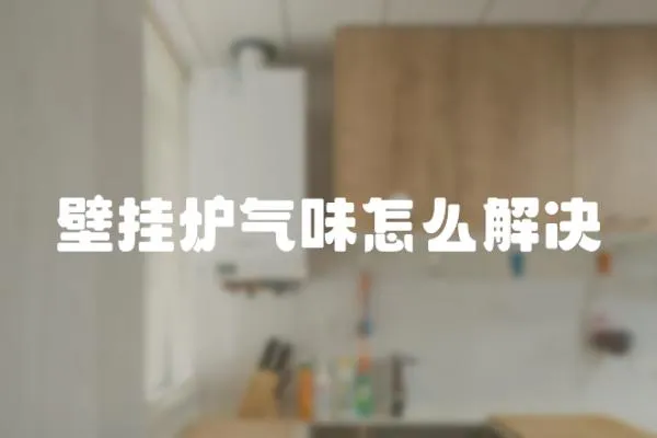 壁掛爐氣味怎么解決