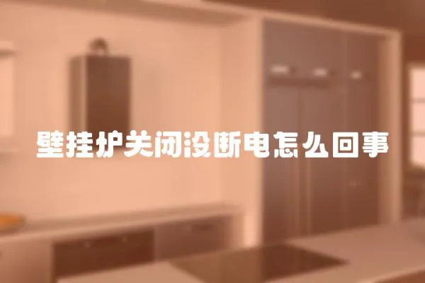 壁掛爐關(guān)閉沒斷電怎么回事