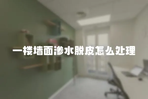 一樓墻面滲水脫皮怎么處理