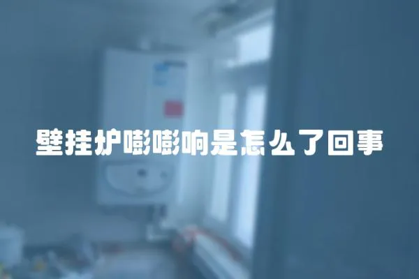 壁掛爐嘭嘭響是怎么了回事