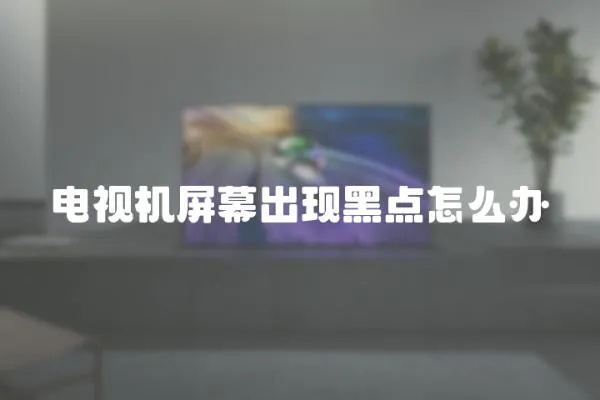 電視機屏幕出現黑點怎么辦