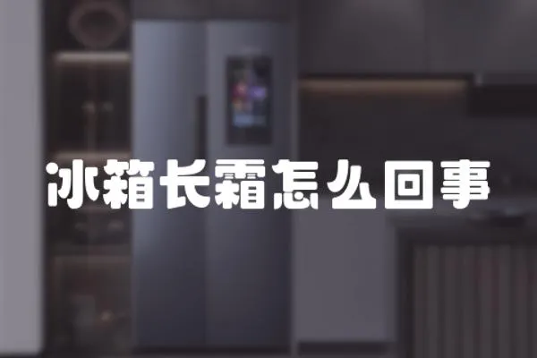 冰箱長霜怎么回事