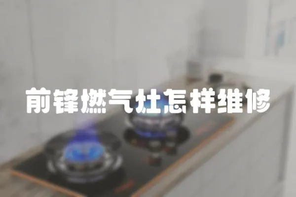 前鋒燃?xì)庠钤鯓泳S修