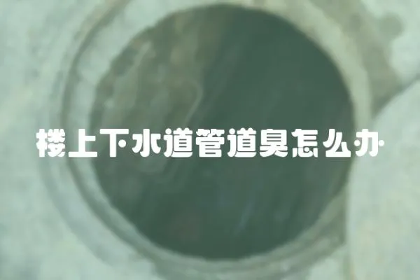 樓上下水道管道臭怎么辦