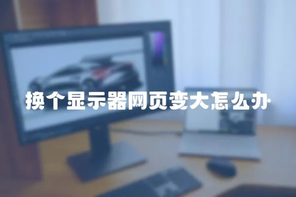 換個顯示器網(wǎng)頁變大怎么辦