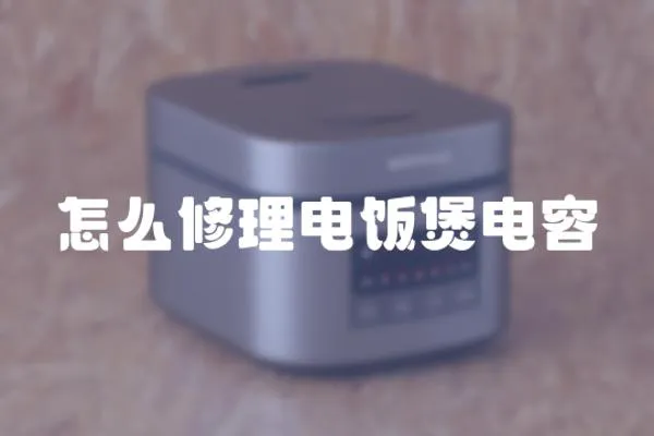 怎么修理電飯煲電容