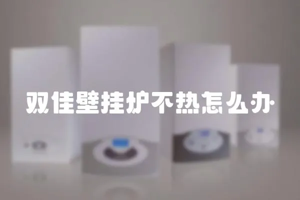 雙佳壁掛爐不熱怎么辦