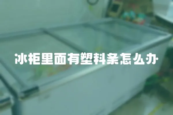 冰柜里面有塑料條怎么辦