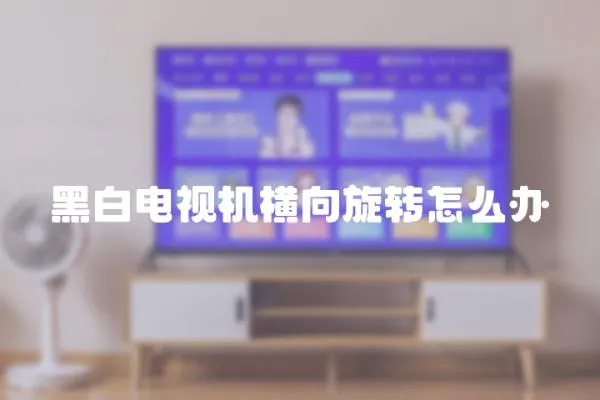 黑白電視機橫向旋轉怎么辦