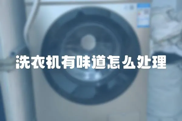 洗衣機(jī)有味道怎么處理