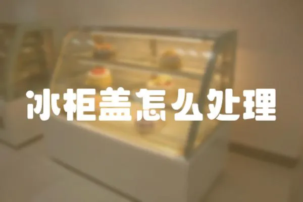 冰柜蓋怎么處理