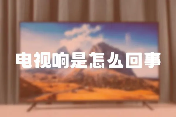 電視響是怎么回事