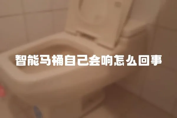 智能馬桶自己會(huì)響怎么回事
