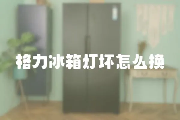 格力冰箱燈壞怎么換