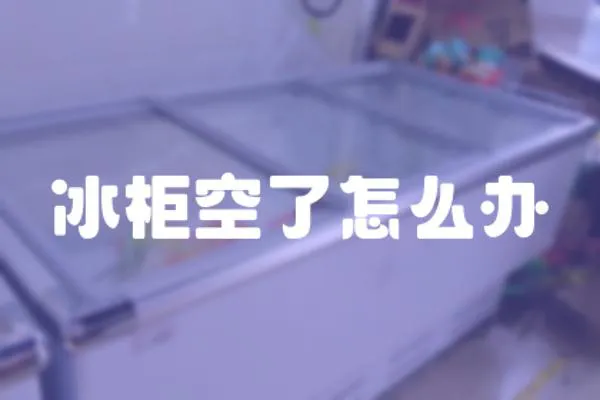 冰柜空了怎么辦