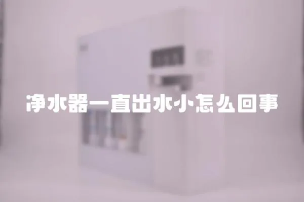 凈水器一直出水小怎么回事