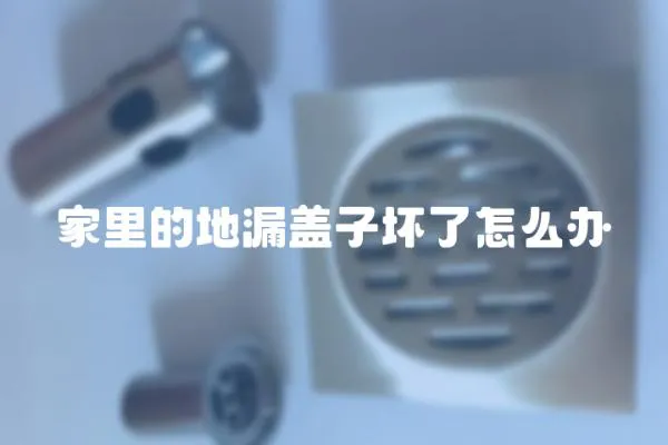 家里的地漏蓋子壞了怎么辦