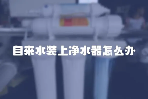 自來水裝上凈水器怎么辦