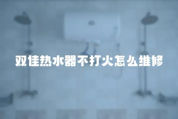 雙佳熱水器不打火怎么維修