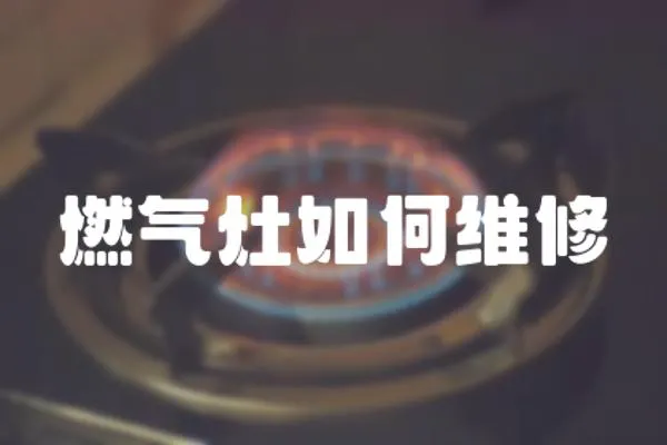 燃?xì)庠钊绾尉S修