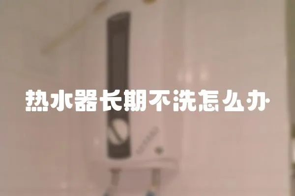 熱水器長期不洗怎么辦