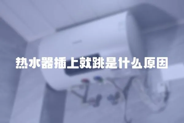 熱水器插上就跳是什么原因