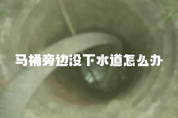 馬桶旁邊沒下水道怎么辦