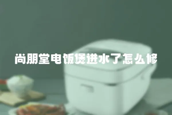 尚朋堂電飯煲進(jìn)水了怎么修