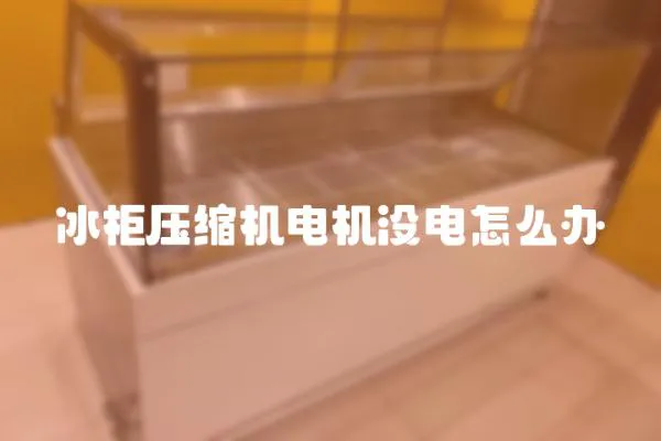 冰柜壓縮機電機沒電怎么辦