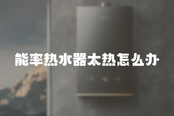 能率熱水器太熱怎么辦