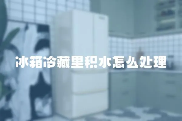 冰箱冷藏里積水怎么處理