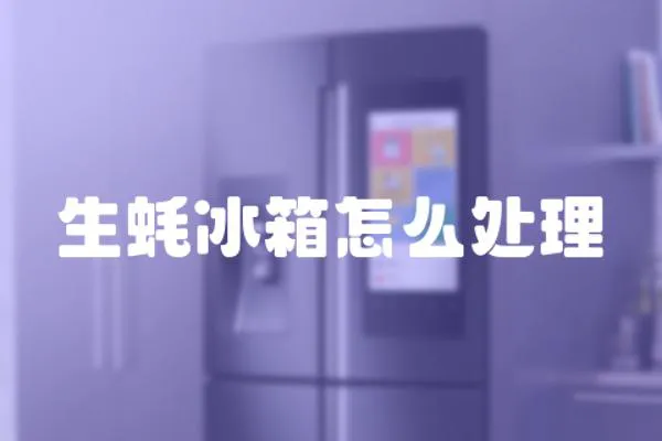 生蠔冰箱怎么處理