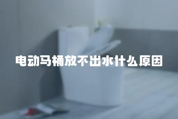 電動馬桶放不出水什么原因