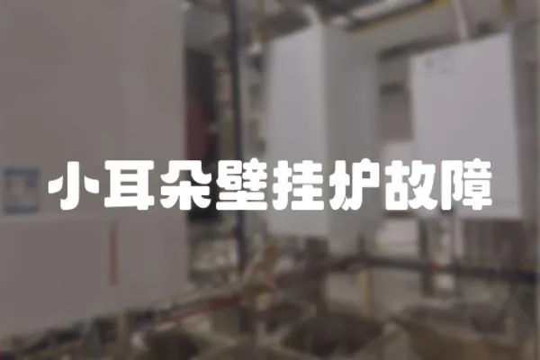 小耳朵壁掛爐故障