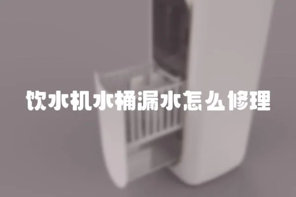 飲水機水桶漏水怎么修理