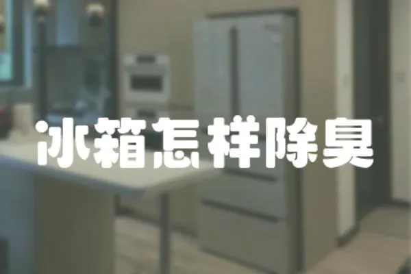 冰箱怎樣除臭