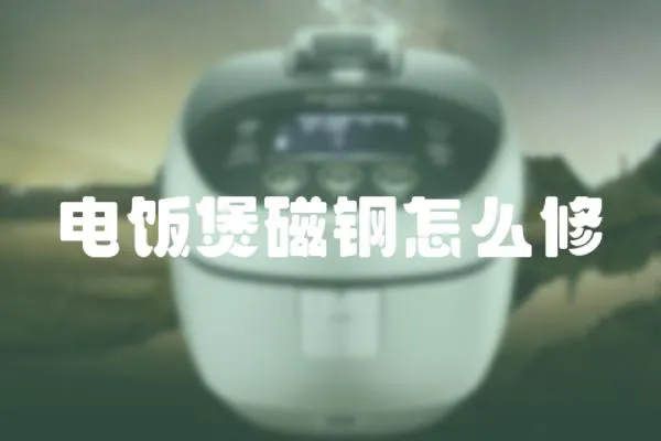 電飯煲磁鋼怎么修