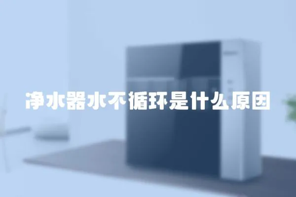 凈水器水不循環是什么原因