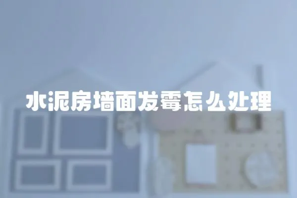 水泥房墻面發(fā)霉怎么處理